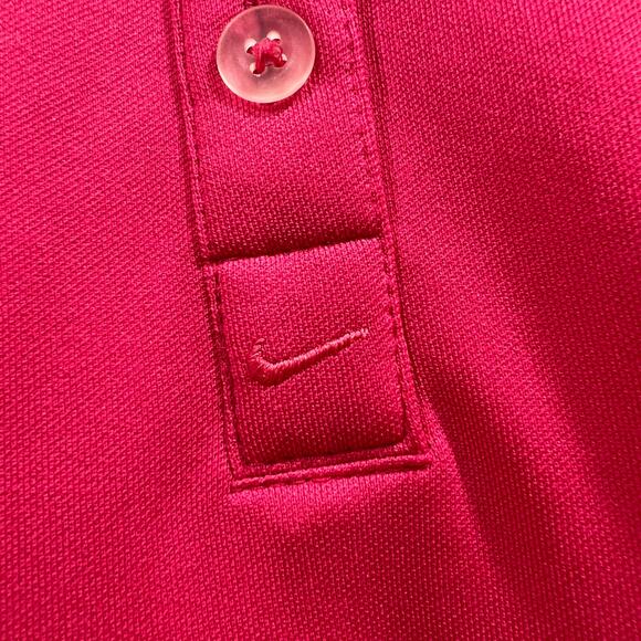 Nike Tour Performance Dri-Fit Sleeveless Golf Polo Pink | Women's M - Picture 4 of 9